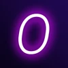 Purple Neon O