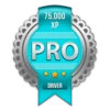 Pro Driver 75,000 XP