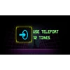 Use teleport 12 times