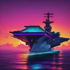 Synthwave Boat 4