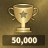 Reach 50,000 points