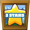 3 stars earned