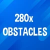 Hit 280 obstacles.