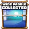 Wide paddle collected