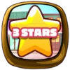 3 stars earned