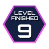 Finished Level 9