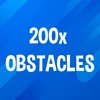 Hit 200 obstacles.