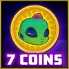 7 coins collected