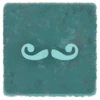 Cupid bow moustache