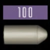 Shoot 100 bullets.