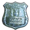 Silver Detective Badge