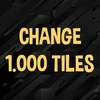 Change 1.000 tiles.