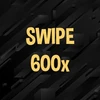 Swipe 600 times.