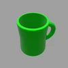 green mug