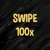 Swipe 100 times.