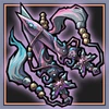 Purple cloud double blade