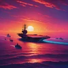 Synthwave Boat 14