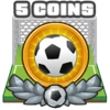 5 coins collected