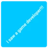 I saw a game developer!!!