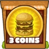 3 coins collected