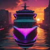 Synthwave Boat 60