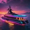 Synthwave Boat 58