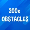 Hit 200 obstacles.