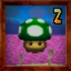 Mario's Red Curtain - Secret 1-UP Arid Archipelago Number 2