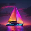 Synthwave Boat 43