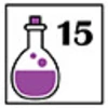 You collected 15 Purple Potions