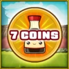 7 coins collected